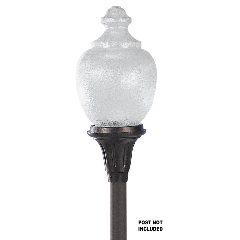 Wave Lighting C83TC-WH Commercial Park Place Series Post Light in White